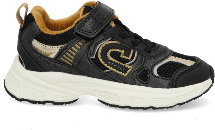 Cruyff Marti Velcro black gold Zwart
