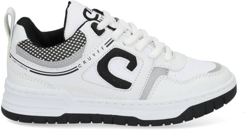 Cruyff Junior Raval Sneakers Jongens Leren Sneaker Wit - Foto 4