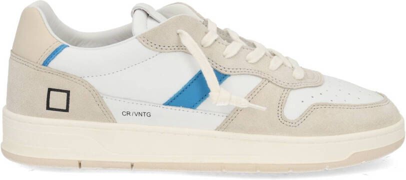 D.A.T.E. Court white bluette multi blauw