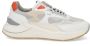 D.a.t.e. Witte en koraalsportsneakers - Thumbnail 2