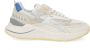 D.a.t.e. Witte en blauwe hardloopsneakers - Thumbnail 2