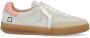 D.a.t.e. Wit Roze Leren Sneakers Rivet Sluiting White Dames - Thumbnail 2