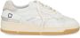 D.a.t.e. Witte Suède Sneakers met Leren Label - Thumbnail 2
