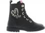 Develab 42658 Veterboots Laarzen Met Veters Meisjes Kids Zwart - Thumbnail 3