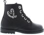 Develab 42794 Veterboots Laarzen Met Veters Meisjes Kids Zwart - Thumbnail 3