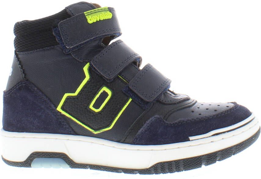 Develab 44307 Lage sneakers Leren Sneaker Jongens Kids Donkerblauw - Foto 10
