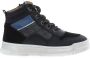 Develab 45887 Hoge sneakers Leren Sneaker Jongens Kids Grijs - Thumbnail 2