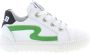 Develab 45957 122 White Leather Lage sneakers - Thumbnail 3