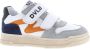 Develab leren sneakers wit oranje blauw Jongens Leer Meerkleurig 28 - Thumbnail 3