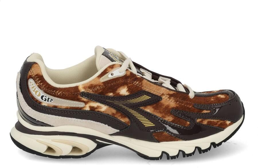 Diadora Heritage Mythos Propulsion black coffee multi bruin