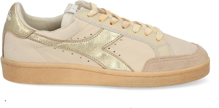 Diadora Prestige Aged Italia beige leren sportschoenen - Foto 2