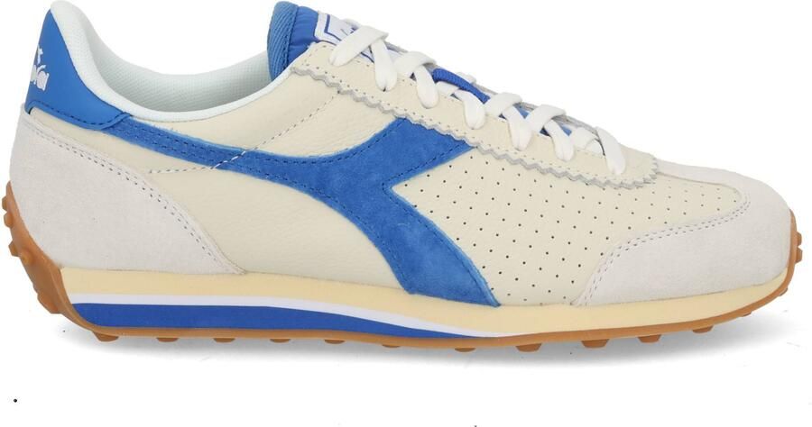 Diadora Heritage Rally punched white blue multi blauw