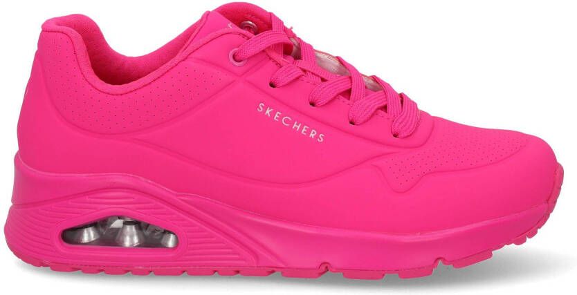 Skechers Plateausneakers UNO-NIGHT SHADES wedge sneaker chunky sneaker veterschoen met luchtkussenzool - Foto 12