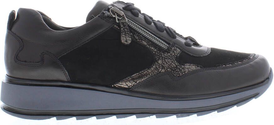 Durea Sneaker 6261 685 9878 Zwart Antraciet Wijdte H - Foto 2