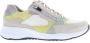 Durea 6295~H~~~~~~~~~~~~~~~~~~~~~~~~ Lage sneakersDames sneakers Wit beige - Thumbnail 2