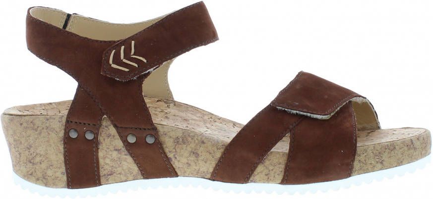 Durea Dames Sandaal 7400-024-9022 Bruin Wijdte G (40.5) - Foto 12