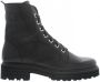 Durea 9758 H Volwassenen VeterlaarzenHalf hoge schoenen Kleur Zwart - Thumbnail 2
