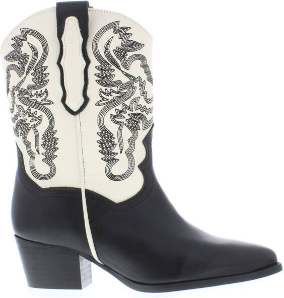 DWRS LABEL DWRS BRADY White Black Dames Boots - Foto 2