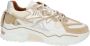 DWRS JUPITER snake chunky leren sneakers zand champagne - Thumbnail 3