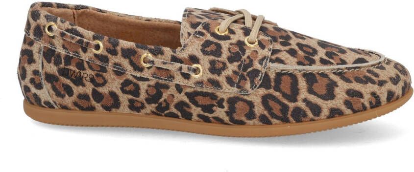 DWRS label Latty leopard 11927-03 cognac multi bruin