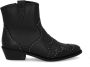 DWRS LABEL Lyon studs westernboots Zwart Leer Western Dames - Thumbnail 4