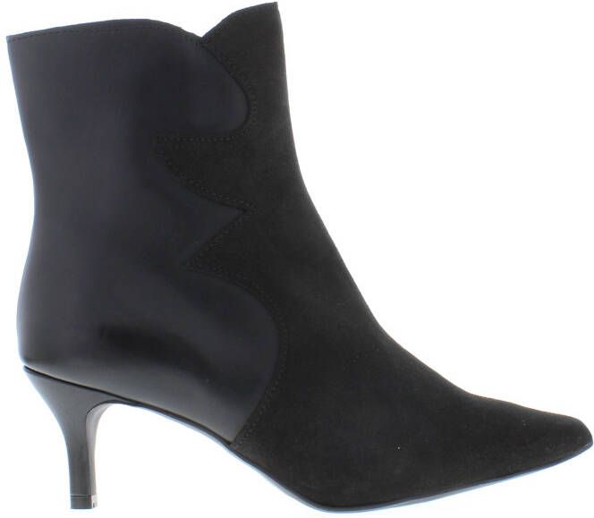 Dwrs Dames Enkellaars Ponza Black Zwart