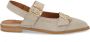 DWRS LABEL DWRS Port Isabel slingbacks beige Suede Dames - Thumbnail 3