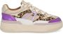 DWRS LABEL DWRS Walton Leopard sneakers sand Leer Dames - Thumbnail 4