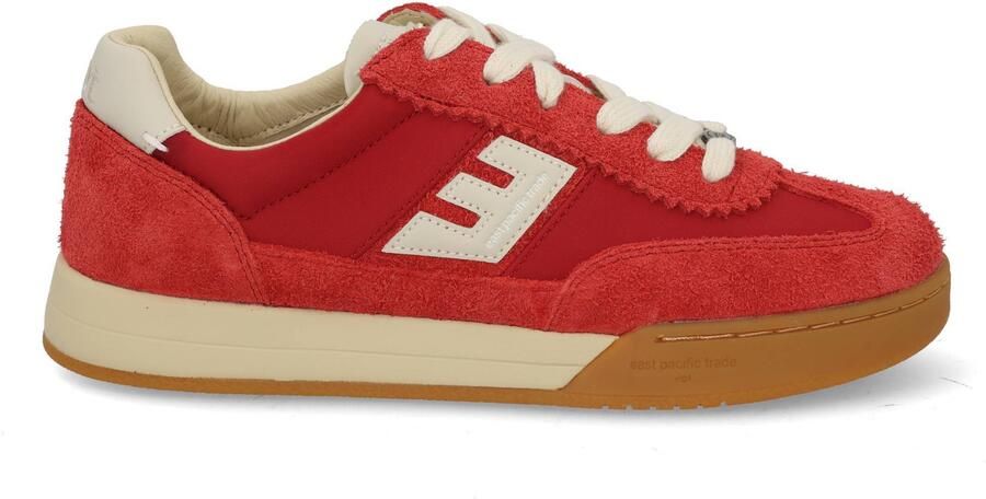EAST PACIFIC TRADE Lage Sneakers Dames Diego-w Maat: 39 Materiaal: Textiel Kleur: Rood - Foto 2