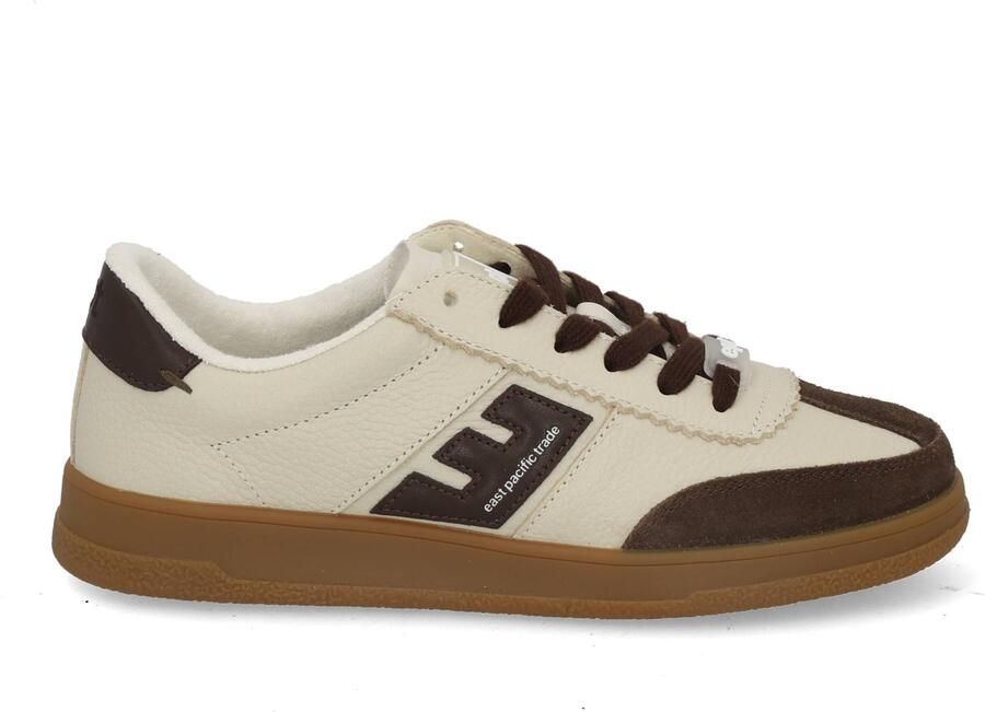 EAST PACIFIC TRADE Lage Sneakers Dames Santos Suède Gebroken wit - Foto 2