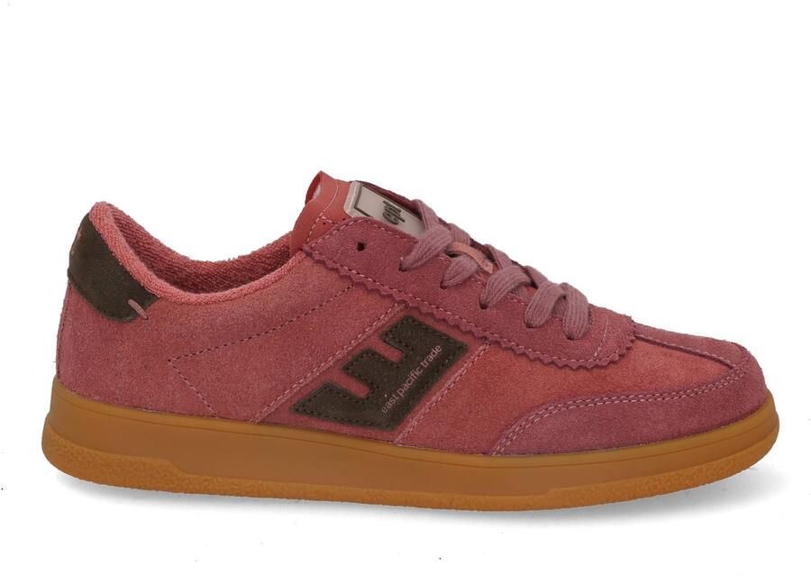 EAST PACIFIC TRADE Lage Sneakers Dames Santos Suède Roze