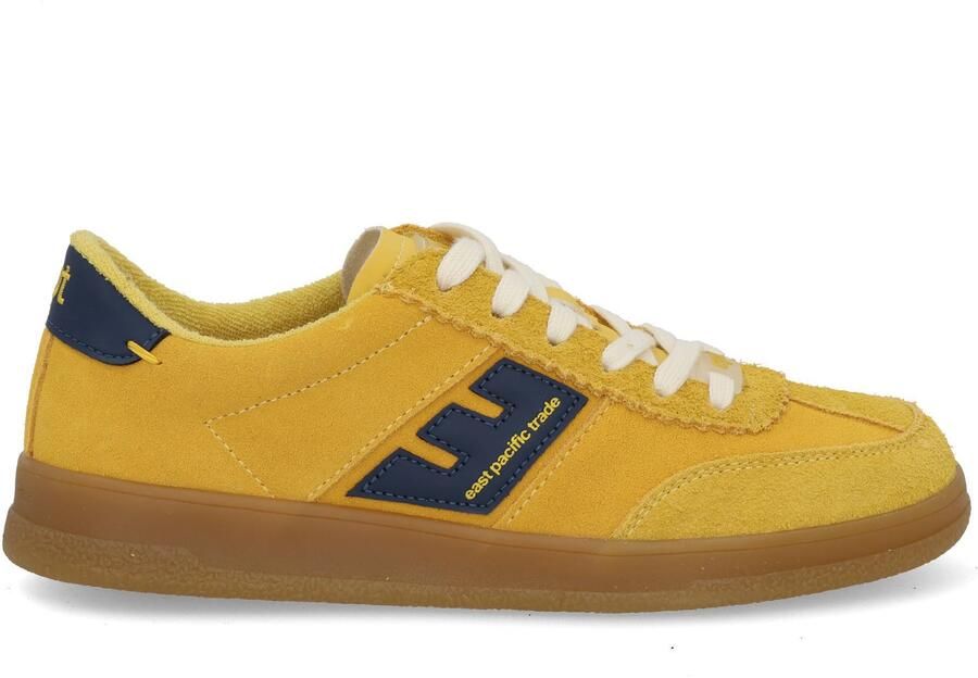 EAST PACIFIC TRADE Lage Sneakers Dames Santos-w Maat: 42 5 Materiaal: Suède Kleur: Geel - Foto 2