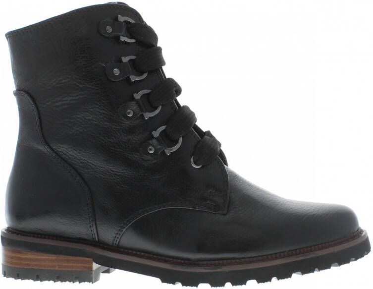 Everybody Vrouwen Leren Enkellaarsjes Laarzen Damesschoenen 11682 Zwart - Foto 6