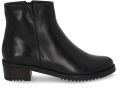 EVERYBODY Enkellaarsjes Dames Belport Leer Zwart - Zwart
