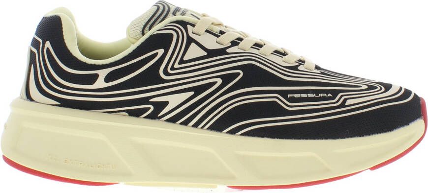 Fessura Runflex black bone multi zwart