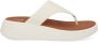 FitFlop F-Mode Leather Flatform Toe-Post Sandals BEIGE - Thumbnail 5