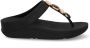 Fit Flop Fino multi stone 090 all black Zwart - Thumbnail 1