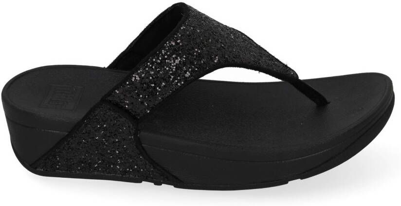 FITFLOP Teenslippers Dames Lulu Glitter Toe-post Maat: 43 Materiaal: Leer Kleur: Blauw - Foto 9