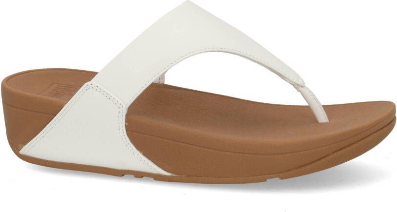 Fitflop Dianets LULU LEATHER TOEPOST pool slides pantoffel badeschoen met sleehak - Foto 17