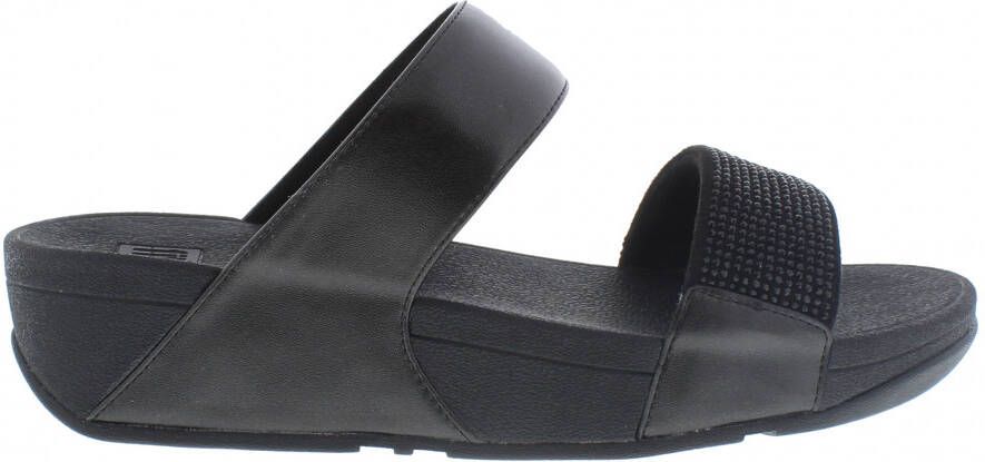 Fit Flop lulu slide EC4 090 all black Zwart