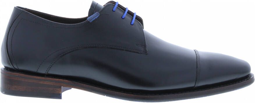 Floris van bommel SFM 30064 10 01 Black Calf H Wijdte Veterschoenen - Foto 2