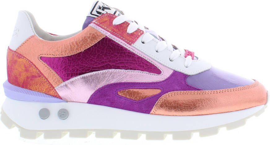 Floris van Bommel BLOKKI 02.05 Volwassenen Lage sneakersDames sneakers Roze - Foto 4