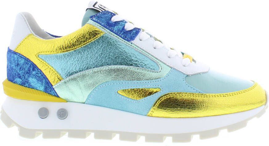 Floris van Bommel BLOKKI 02.06 Volwassenen Lage sneakersDames sneakers Blauw - Foto 5