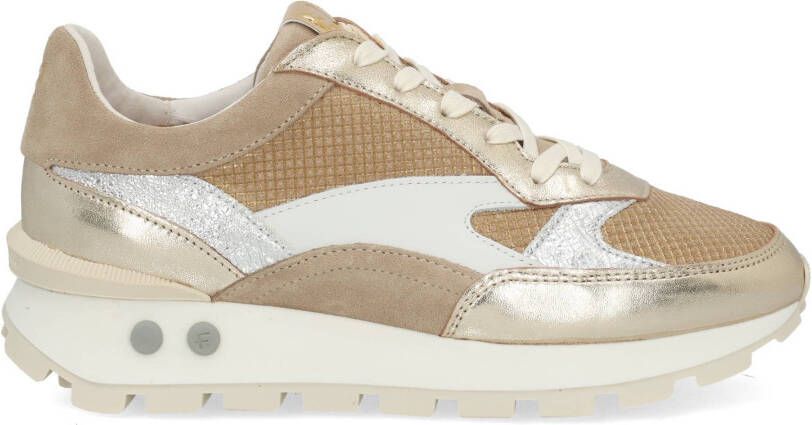 FLORIS VAN BOMMEL Lage Sneakers Dames Sfw-10098 Blokki Maat: 37 Materiaal: Leer Kleur: Zand - Foto 8