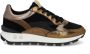 FLORIS VAN BOMMEL Lage Sneakers Dames Sfw-10098 Blokki Maat: 41 5 Materiaal: Suède Kleur: Zwart - Thumbnail 2