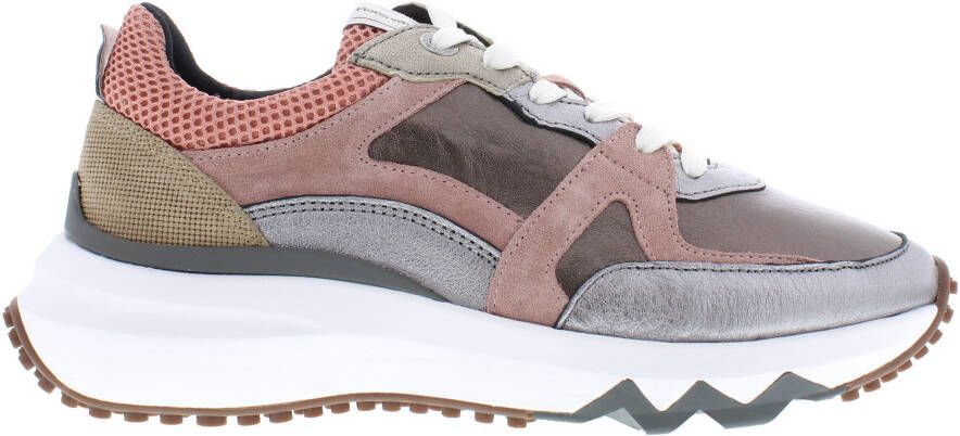 Floris van Bommel Sfw-10111 Lage sneakers Leren Sneaker Dames Zilver - Foto 6