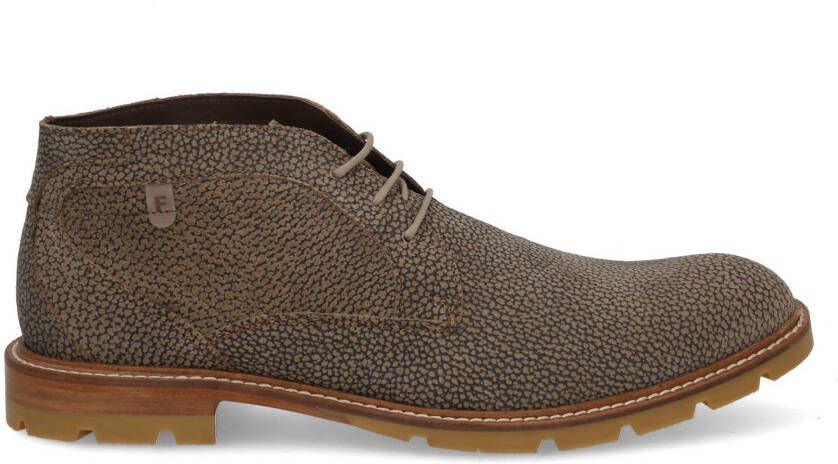 Floris van Bommel DE BRAVER 01.01 Vrije tijd half-hoogHeren veterschoenHeren sneakers Taupe - Foto 3