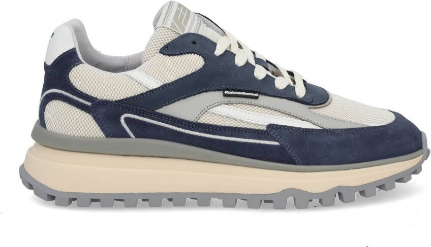 FLORIS VAN BOMMEL Lage Sneakers Heren Sfm-10172 De Gripper Maat: 46 Materiaal: Suède Kleur: Blauw - Foto 3