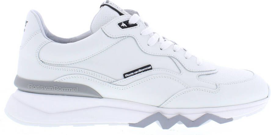 Floris van Bommel DE~ZAGER~02.45~~~~~~~~~~~~~~~~ Lage sneakersVrije tijdsschoenenHeren sneakers Wit beige - Foto 5