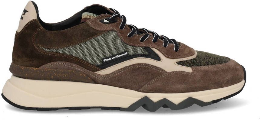 FLORIS VAN BOMMEL Lage Sneakers Heren Sfm-10178 De Zager Maat: 40⅔ Materiaal: Suède Kleur: Groen - Foto 7